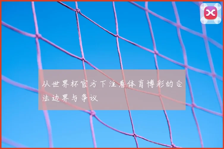 从世界杯官方下注看体育博彩的合法边界与争议